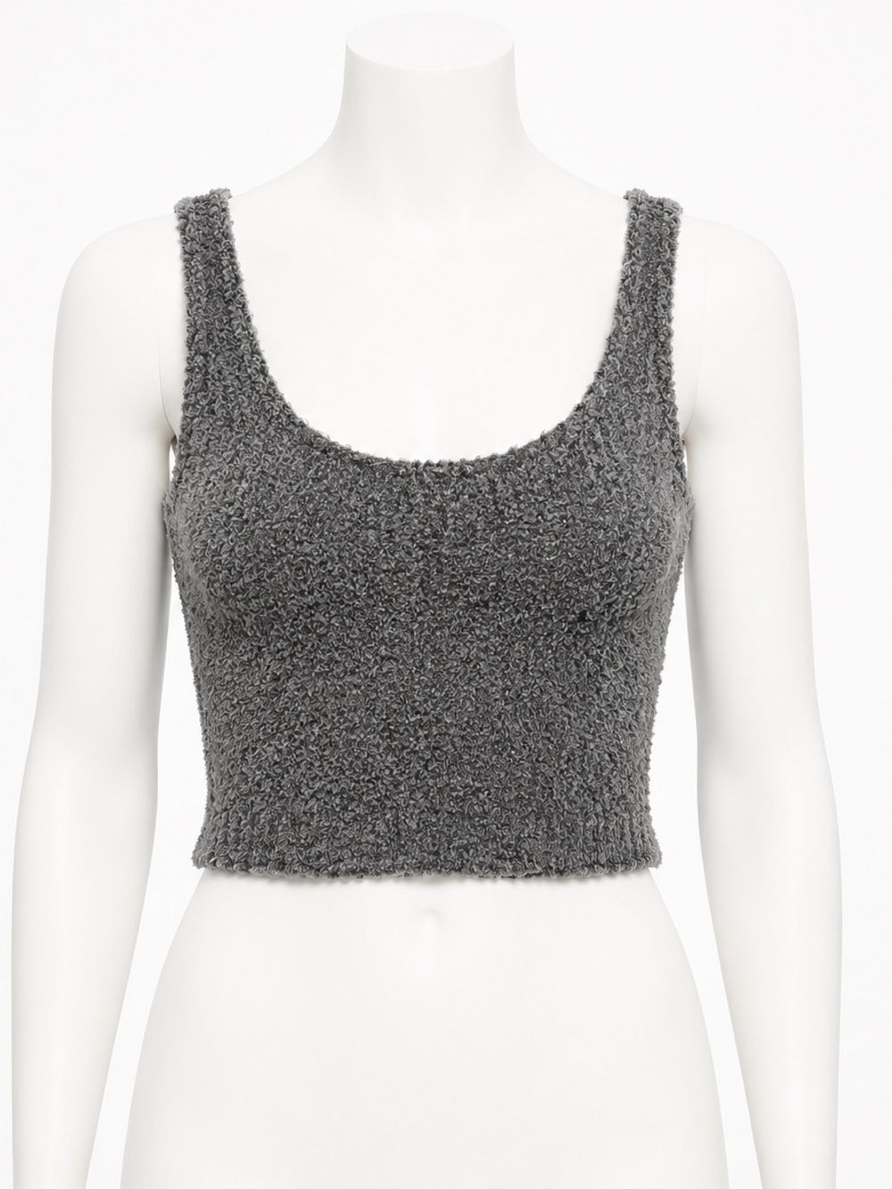 SKIMS Gray Plush Scoop Tank